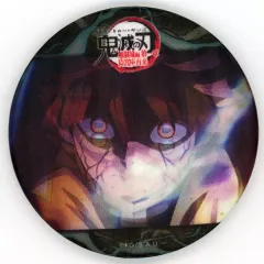 【中古】バッジ・ピンズ 我妻善逸(C) 「劇場版 鬼滅の刃 無限城編 第一章 猗窩座再来×ufotable Cafe×マチ★アソビCAFE 決戦の火蓋を切る-第3期- 善逸vs獪岳 各所での戦い-その弐- 第三期 雷の呼吸ランダムアクションアニメーション缶バッ