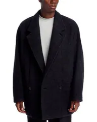 ルメール メンズ アウター ジャケット・ブルゾン ウール Lemaire Felt Wool Jacket Black ブラックのサムネイル