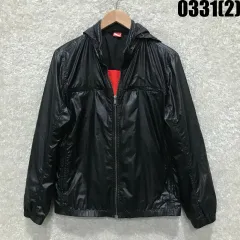 PUMA ブラック ウィンドブレーカー フーディ ジャケット m