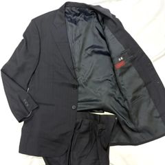 極美品】Zegna ALL SEASON TWILL 高級 スーツ 黒 XL - メルカリ