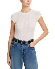 マザー レディース トップス Tシャツ MOTHER The Itty Bitty Ringer Tee Fluffのサムネイル