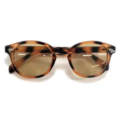 【新品】 [MERRY PLEASURE] サングラス 偏光 調光 超軽量 メンズ レディース UVカット 伊達メガネ ラウンド ボストン 丸メガネ 色付き 薄い色 カラーレンズ DEMI×Lt.BROWN pp-11271 1