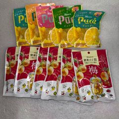 칸로 퓌레구미레몬 56g×5개+칸로 건강한 목 사탕 매화 90g×6개 // 733473