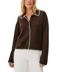 レイルズ レディース アウター カーディガン Rails Rayleen Cardigan Brown Ivory アイボリー