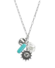 アクア レディース アクセサリー ネックレス・チョーカー・ペンダントトップ レース AQUA Ava Mixed Stone Celestial Multi Charm Pendant Necklace 18 Exclusive Silver シルバー
