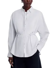 プロエンザ スクーラー レディース トップス シャツ Proenza Schouler White Label Caroline Shirt Light Oxford Melangeのサムネイル