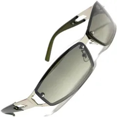 【新品】 [FashionBerry] 4.シルバー×シルバーミラー サングラス 伊達メガネ メンズ レディース ちょい悪 オラオラ系 強面 ライトカラーレンズ カラーレンズサングラス 薄い色 色付き UVカット いかつめサングラス オシャレいかつい チョ