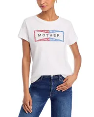マザー レディース トップス Tシャツ グラフィック MOTHER The Boxy Goodie Goodie Graphic Tee Fluff Fast As Motherのサムネイル