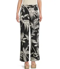 ゲス レディース ボトムス カジュアルパンツ ワイドレッグ プリント パンツ リネン Guess Jemma Tropical Printed Wide Leg Linen Blend Coordinのサムネイル