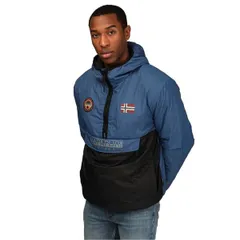 ナパピリ メンズ アウター ジャケット・ブルゾン ジャケット Napapijri Circular Anorak Jacket Black ブラックのサムネイル