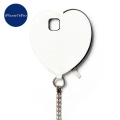 新品未使用 ajew エジュー dress HEART iPhone16Pro white スマホショルダー スマホストラップ 管理番号：347-3630