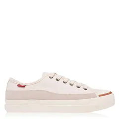 リーバイス メンズ シューズ スニーカー Levis Square Canvas Low Trainers Mens Ecru 21 エクリュのサムネイル