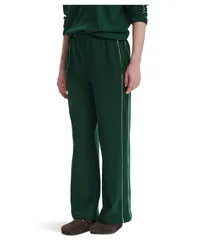 バーレイ レディース ボトムス カジュアルパンツ ワイドレッグ Varley Brushed Rib Wide Leg Pants Pine GroveCement 1