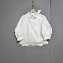 님프 목선리본 블라우스 F n3308 -> 様専用 ブラウス F n3308