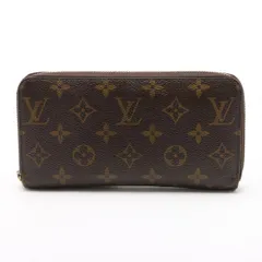 LOUIS VUITTON ルイ・ヴィトン モノグラム ジッピーウォレット ラウンドジップ 長財布 M60017 ブラウン スペイン製 管理番号 3043