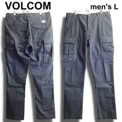 VOLCOM　ボルコム　STONE MADE　カーゴパンツ　W31（約90cm　W35相当）　美品　ほぼ未使用　ストレート　ダークブラウン　メンズのサムネイル