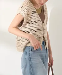 AMERICAN HOLIC アメリカンホリック ベスト F ベージュ