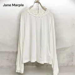 【新品未使用】ジェーンマープル レース襟カットソー JaneMarple（カットソー(半袖/袖なし)）のフリマアイテム一覧