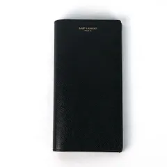 SAINT LAURENT PARIS サンローラン パリロゴ レザー コンチネンタル ロング ウォレット 長財布 ブラック 396308 新品未使用