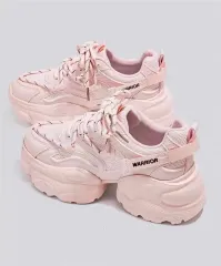 ライトピンク厚底スニーカー 厚底シューズ 厚底シューズ コンサートスタンディングシューズ