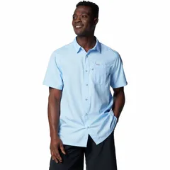 コロンビア レディース トップス Tシャツ ダウン Mens Columbia PFG UPF 50 Slack Tide OmniWick ButtonDown Camp Shirt Sail