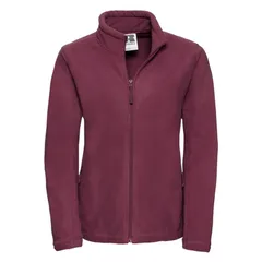 ラッセルアスレチック レディース アウター ジャケット・ブルゾン フリース Russell Athletic Russell WomensLadies Full Zip Outdoor Fleece Jacket Burgundy バーガンディ