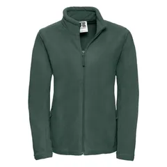 ラッセルアスレチック レディース アウター ジャケット・ブルゾン フリース Russell Athletic Russell WomensLadies Full Zip Outdoor Fleece Jacket Bottle Green グリーン
