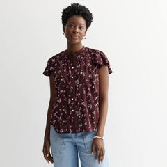 sono ペプラムブラウス 半袖 パール装飾 イエロー トップス fitmore 