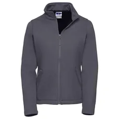 ラッセルアスレチック レディース アウター ジャケット・ブルゾン Russell Athletic RusselladiesWomensmart Softshell Jacket Convoy Grey グレー