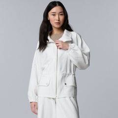 新品未使用タグ付きPLST フーデッドブルゾン 白 M - メルカリ