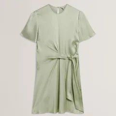 テッドベーカー レディース トップス Tシャツワンピース ミニ Ted Baker Ted Baker Mini Tie TShirt Dress LtGreen グリーンのサムネイル