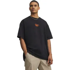 アンダーアーマー メンズ トップス Tシャツ Under Armour UA HoopsS Tee Sn63 BlackOrange ブラック