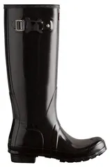 ハンター レディース シューズ ブーツ・レインブーツ トール Hunter Boots Womens Original Tall Gloss Rain Boots Black ブラック