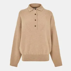 ジャクエムス レディース アウター ニット・セーター クルーネック Jacquemus Womenstructured Crew Neck Jumper Beige ベージュのサムネイル