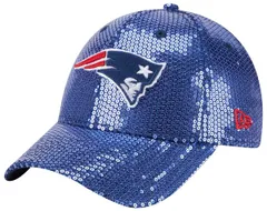 ニューエラ レディース アクセサリー 帽子 スパンコール New Era Womens New England Patriots Navy Sequin 9Forty Adjustable Hat NoColor ネイビー