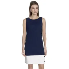アンドリューマーク レディース トップス ワンピース ノースリーブ カラーブロック Womens Andrew Marc Sleeveless Colorblock Dress Black Ivory アイボリー