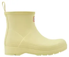 ハンター レディース シューズ ブーツ・レインブーツ HUNTER Womens Play Short Scoop Waterproof Rain Boots Yellow イエロー