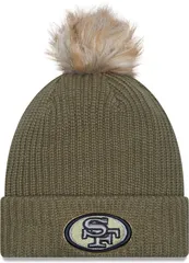 ニューエラ レディース アクセサリー 帽子 ニット New Era Womensan Francisco 49ersalute To Service 2025 Dark Moss Knit Beanie NoColor