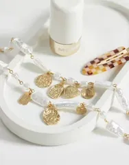 オンリー レディース アクセサリー ネックレス・チョーカー・ペンダントトップ レース ONLY 2pack summer charms necklace GOLD ゴールド