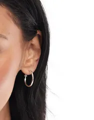 アクセサライズ レディース アクセサリー ピアス・イヤリング Accessorize small simple hoop SILVER シルバーのサムネイル