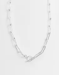 アクセサライズ レディース アクセサリー ネックレス・チョーカー・ペンダントトップ レース Accessorize Z collection molten link tbar necklace inのサムネイル
