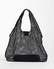 ouchi/ほし企画】ダイヤメッシュ2WAYトートバッグLサイズ ブラック