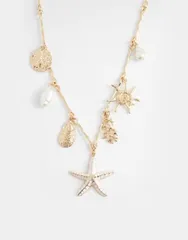 アルド レディース アクセサリー ネックレス・チョーカー・ペンダントトップ レース ALDO beach treasure sea creature and faux pearl charms necのサムネイル