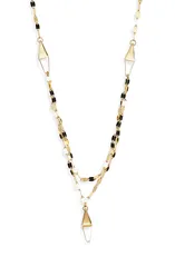 ラナ レディース アクセサリー ネックレス・チョーカー レース LANA 14K Goldouble Strand Kite Pendant Necklace Yellow イエロー