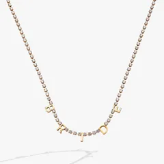 アレックスアンドアニ レディース アクセサリー ネックレス・チョーカー レース Alex and Ani Bride Tennis Chainecklace Gold ゴールド