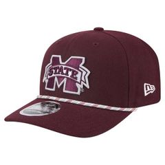 뉴엘라 남성 액세서리 모자 Mens New Era Maroon Mississippi State Bulldogs Game Day MultiRope 9SEVENTY Stret