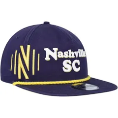 ニューエラ メンズ アクセサリー 帽子 Mens New Era Navy Nashville SC Heritage The Golfer Snapback Hat Navy ネイビー