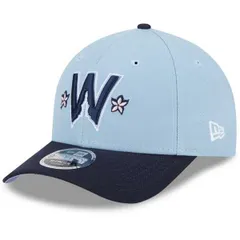 ニューエラ メンズ アクセサリー 帽子 Mens New Era Light BlueNavy Washingtonationals 2025 City Connect 9FORTY MCrown Adjustable Hat Light Blue ブルー