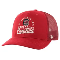 フォーティーセブン メンズ アクセサリー 帽子 Mens 47 Garnet South Carolina Gamecocks Pitstop Trucker Adjustable Hat Garnet