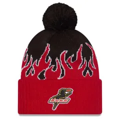 ニューエラ メンズ アクセサリー 帽子 ニット ジャージー Mens New Era Red FC Dallas 2025 Jersey Hook Cuffed Knit Hat With Pom Red レッド